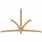 Ekena Millwork Davenport Timber Gable Bracket, Western Red Cedar, 96"W x 56"H x 1 1/2"D x 3 1/2"F, 14/12 Pitch GBW096X56X0204DAV00SWR - alternate 1